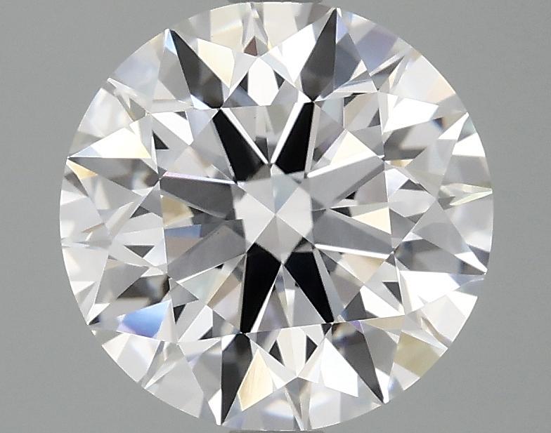 3.03 Carat Round Shaped Excellent Cut VVS2 IGI Certified Lab Grown Diamond