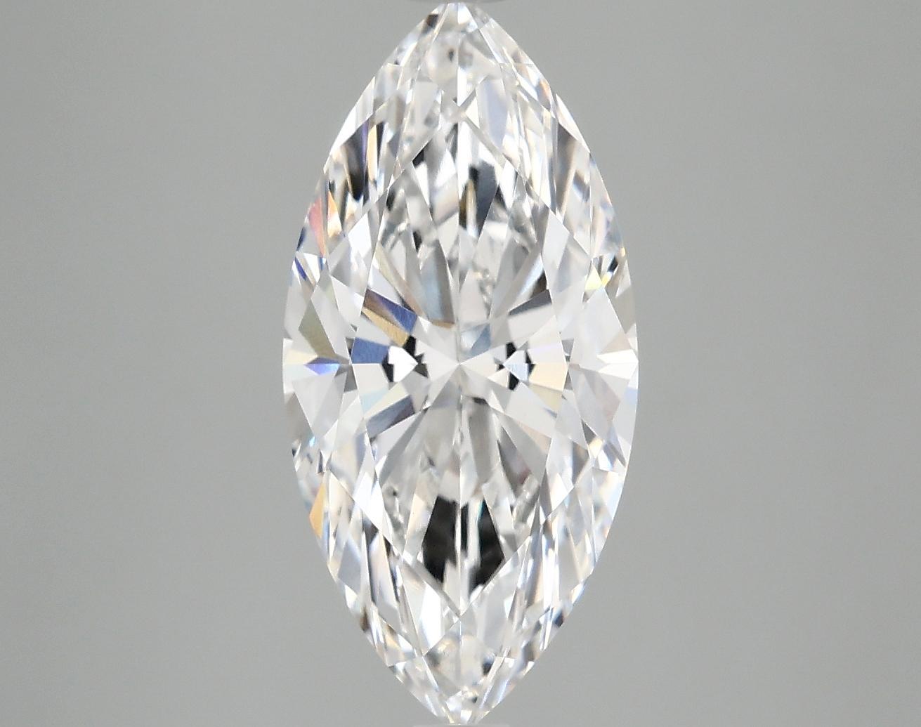 3.19 Carat Marquise Shaped Excellent Cut VVS2 IGI Certified Lab Grown Diamond