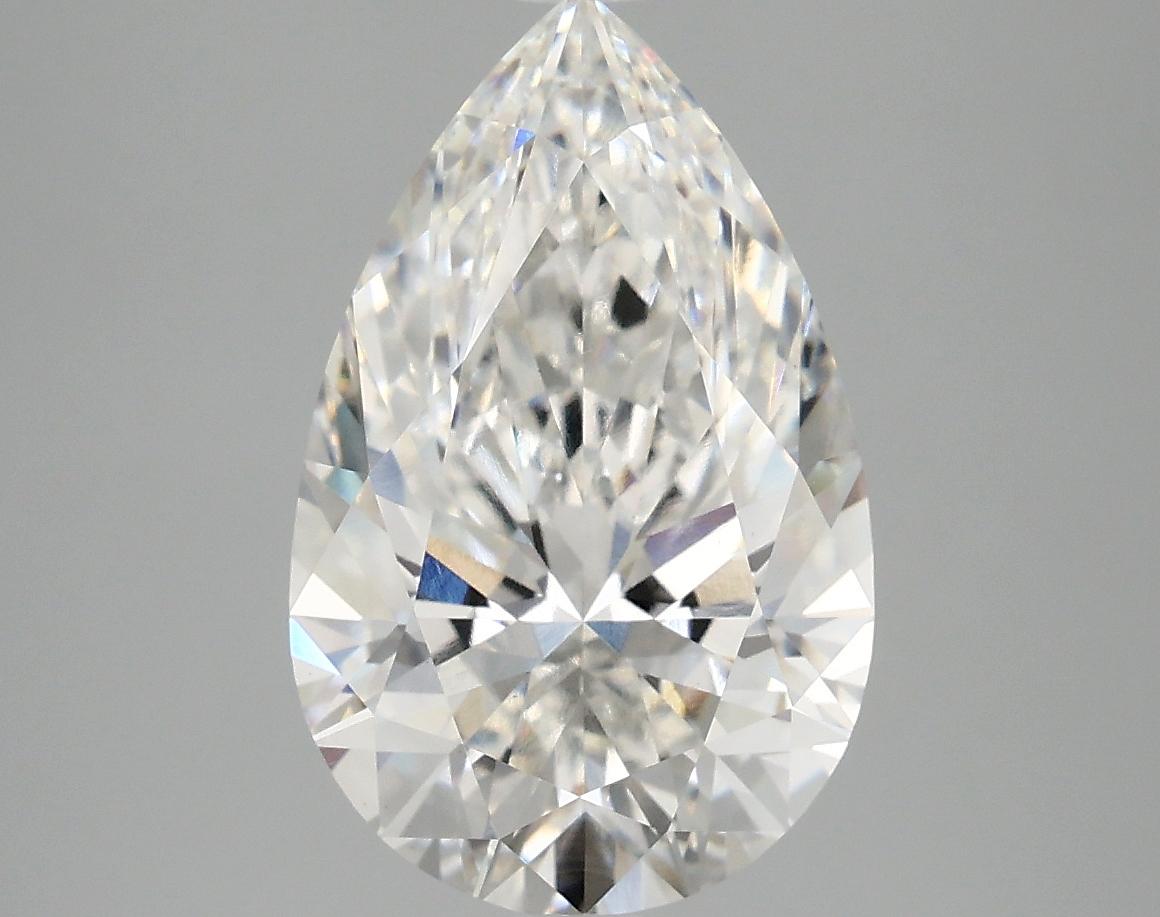 4.09 Carat Pear Shaped Ideal Cut VS1 IGI Certified Lab Grown Diamond
