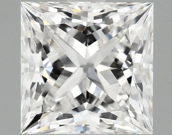 1.59 Carat Princess Shaped Ideal Cut VVS2 IGI Certified Lab Grown Diamond