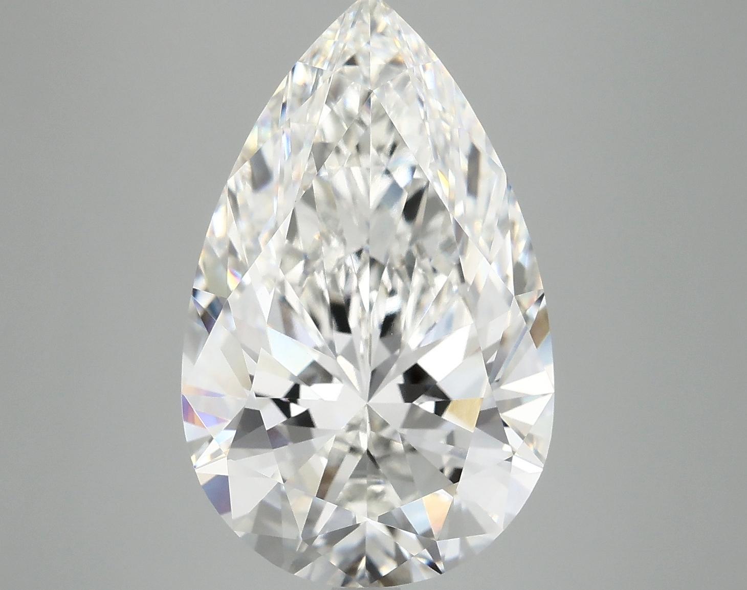 7.0 Carat Pear Shaped Ideal Cut VVS2 IGI Certified Lab Grown Diamond