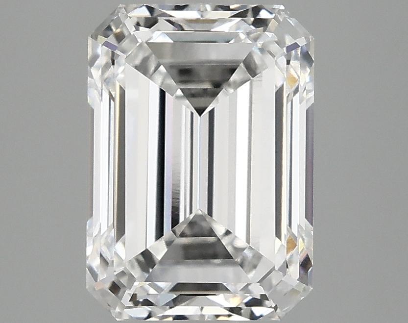 3.03 Carat Emerald Shaped Ideal Cut VVS2 IGI Certified Lab Grown Diamond
