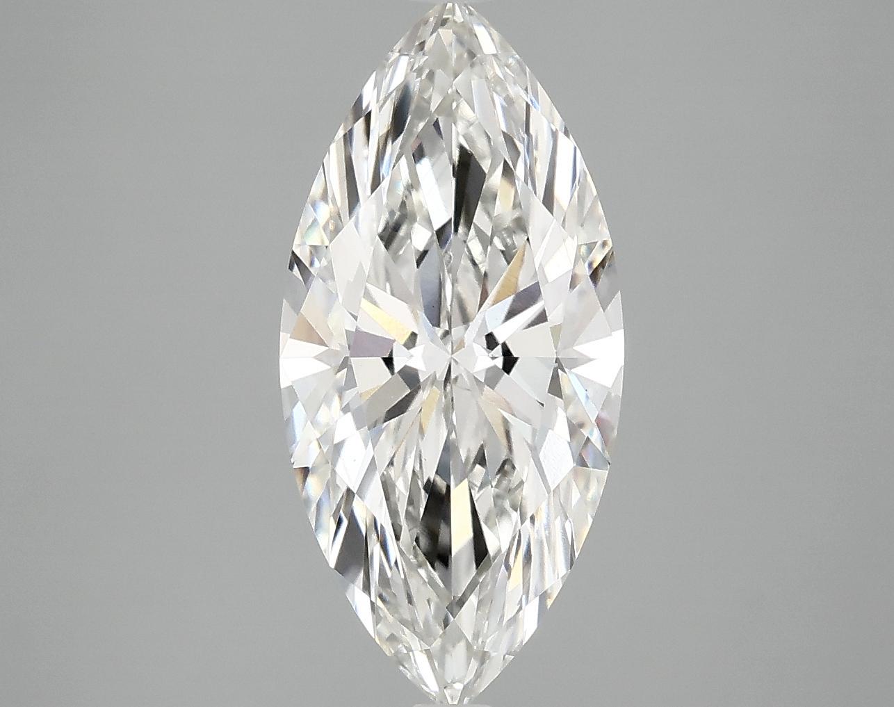 3.07 Carat Marquise Shaped Excellent Cut VS1 IGI Certified Lab Grown Diamond