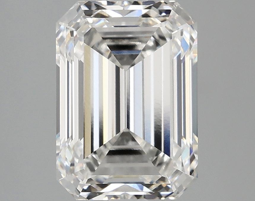 3.15 Carat Emerald Shaped Ideal Cut VVS2 IGI Certified Lab Grown Diamond