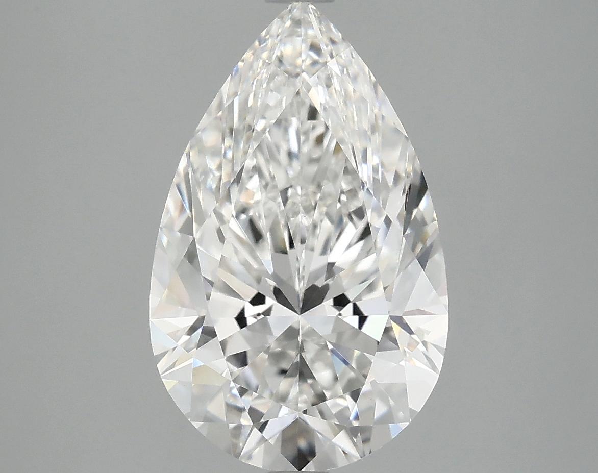 4.03 Carat Pear Shaped Ideal Cut VVS2 IGI Certified Lab Grown Diamond