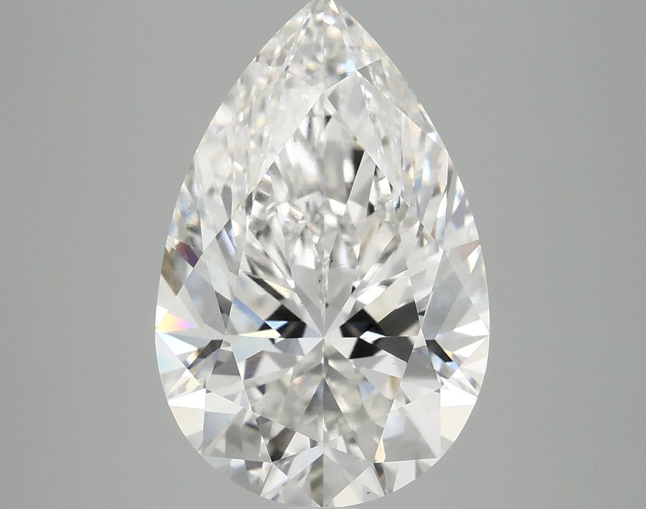 5.02 Carat Pear Shaped Excellent Cut VS1 IGI Certified Lab Grown Diamond
