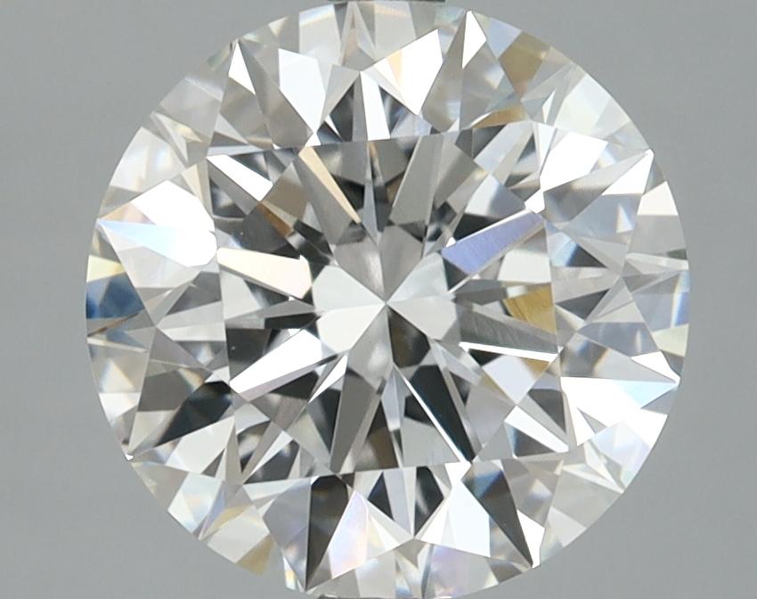 3.09 Carat Round Shaped Ideal Cut VVS2 IGI Certified Lab Grown Diamond
