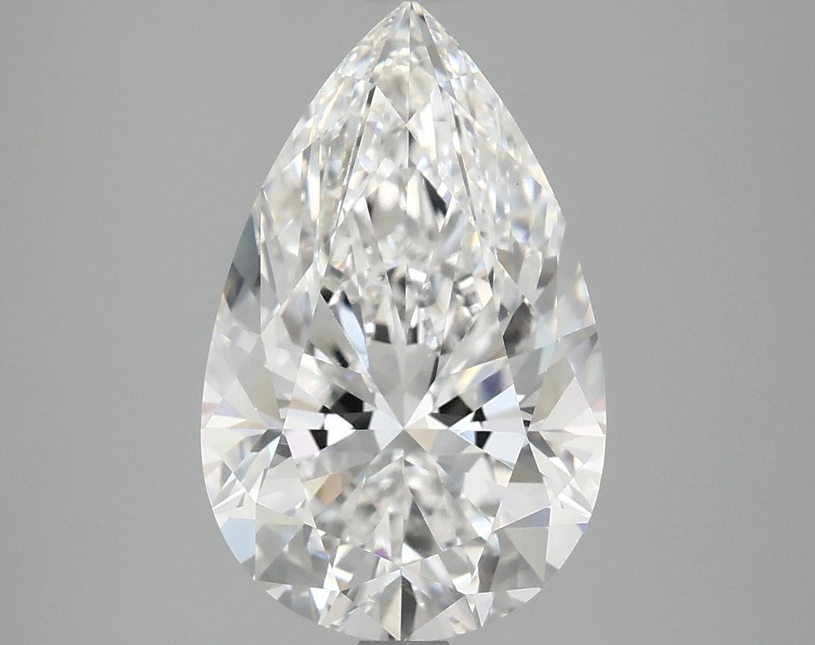 3.82 Carat Pear Shaped Ideal Cut VVS2 IGI Certified Lab Grown Diamond