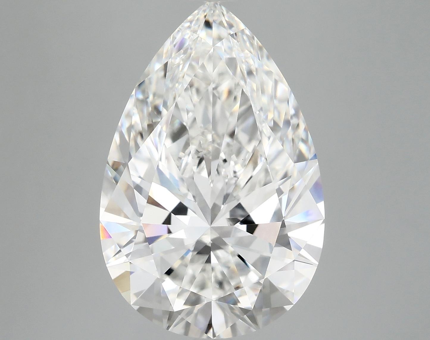 7.45 Carat Pear Shaped Excellent Cut VVS2 IGI Certified Lab Grown Diamond