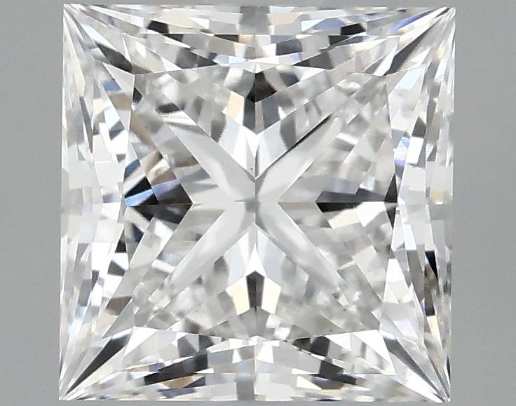 2.01 Carat Princess Shaped Ideal Cut VVS2 IGI Certified Lab Grown Diamond