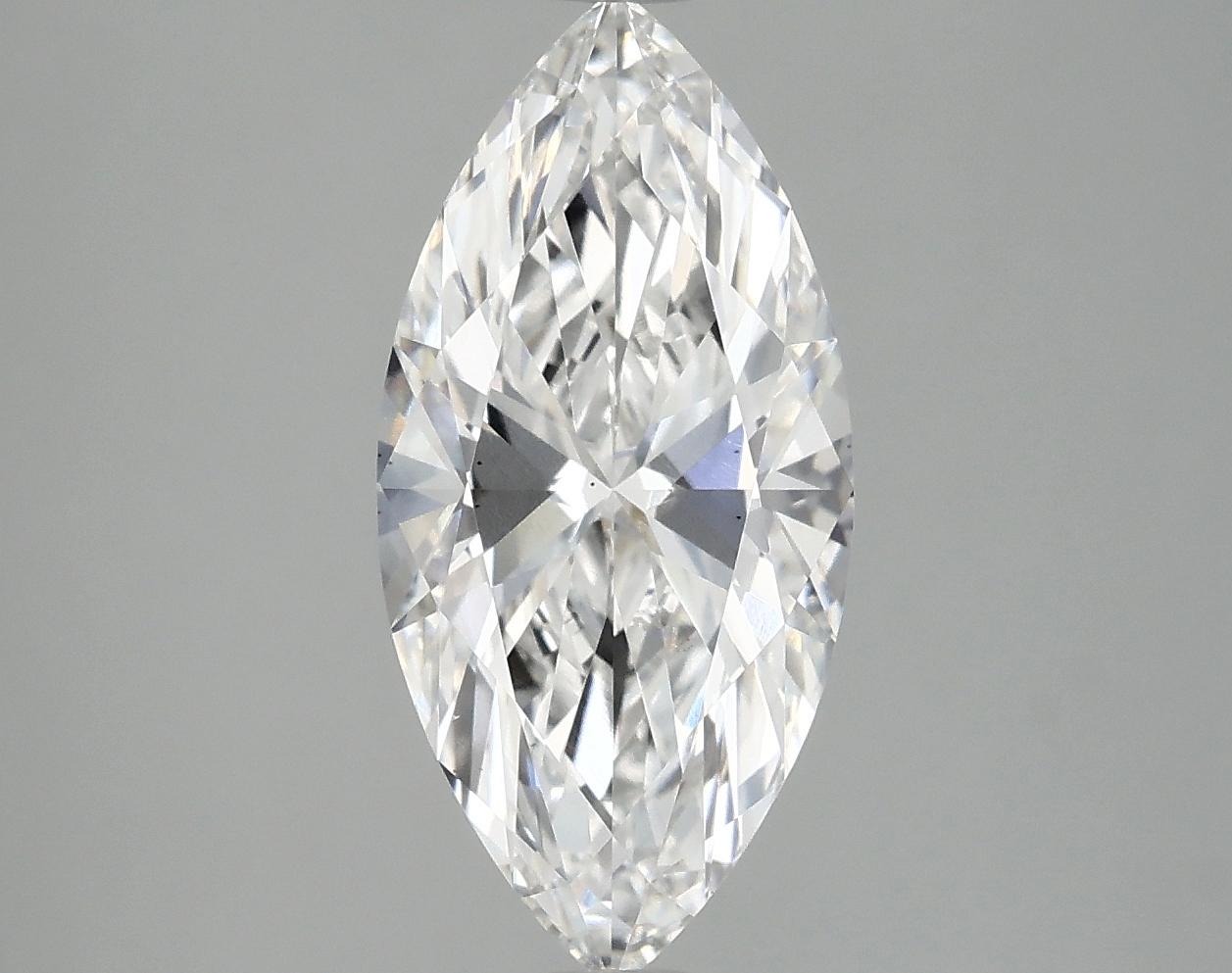 2.52 Carat Marquise Shaped Excellent Cut VS2 IGI Certified Lab Grown Diamond