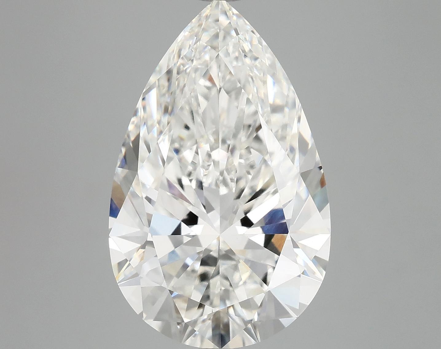7.2 Carat Pear Shaped Ideal Cut VVS2 IGI Certified Lab Grown Diamond
