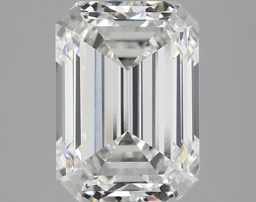 2.89 Carat Emerald Shaped Ideal Cut VVS2 IGI Certified Lab Grown Diamond