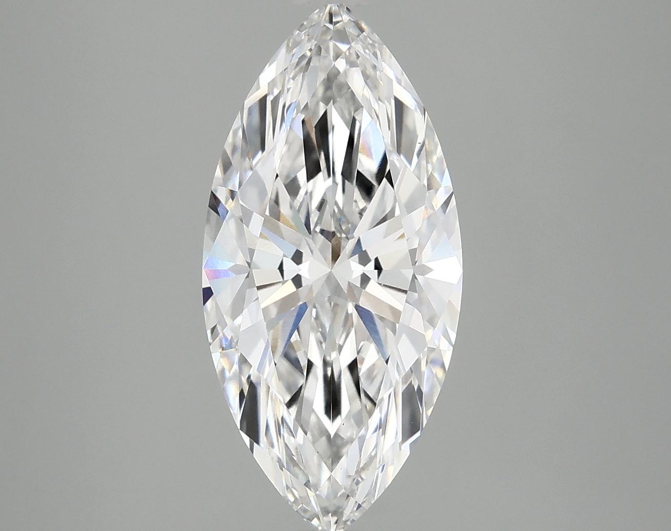3.08 Carat Marquise Shaped Excellent Cut VS1 IGI Certified Lab Grown Diamond