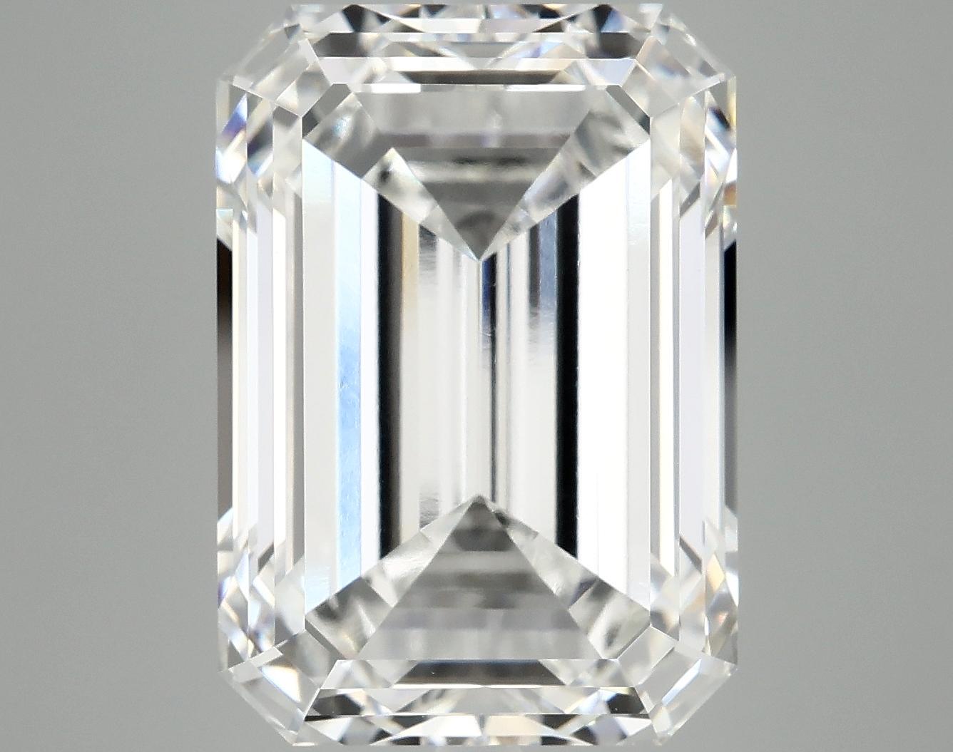 12.38 Carat Emerald Shaped Ideal Cut VVS2 IGI Certified Lab Grown Diamond