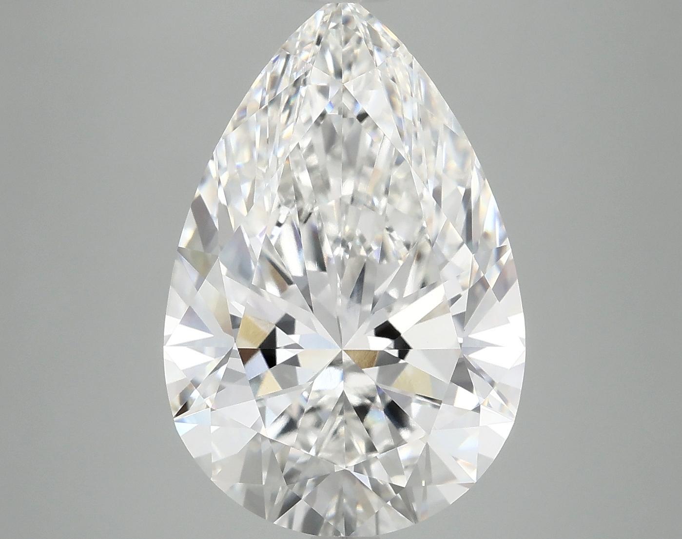 6.77 Carat Pear Shaped Excellent Cut VVS2 IGI Certified Lab Grown Diamond