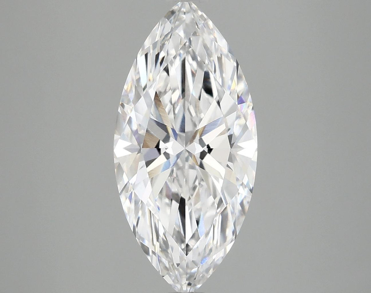 3.03 Carat Marquise Shaped Excellent Cut VVS2 IGI Certified Lab Grown Diamond
