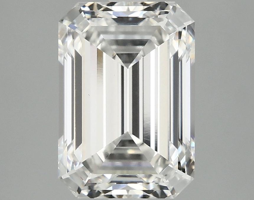 3.08 Carat Emerald Shaped Ideal Cut VVS2 IGI Certified Lab Grown Diamond