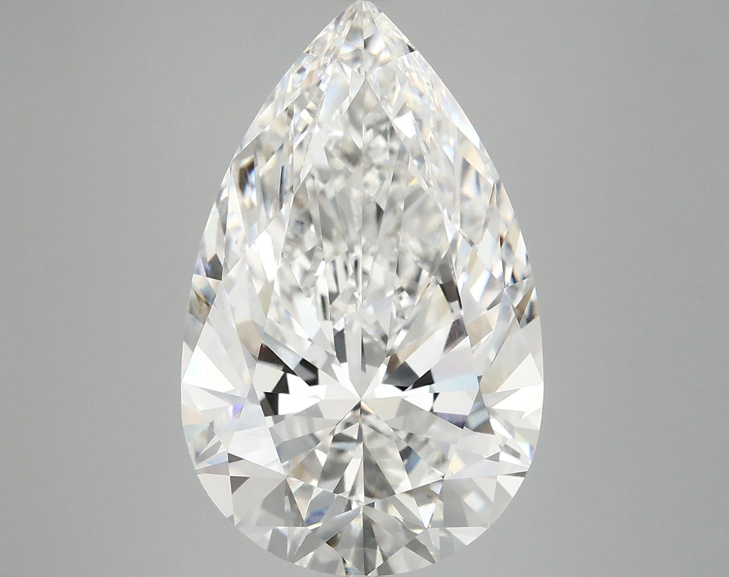 7.17 Carat Pear Shaped Ideal Cut VVS2 IGI Certified Lab Grown Diamond