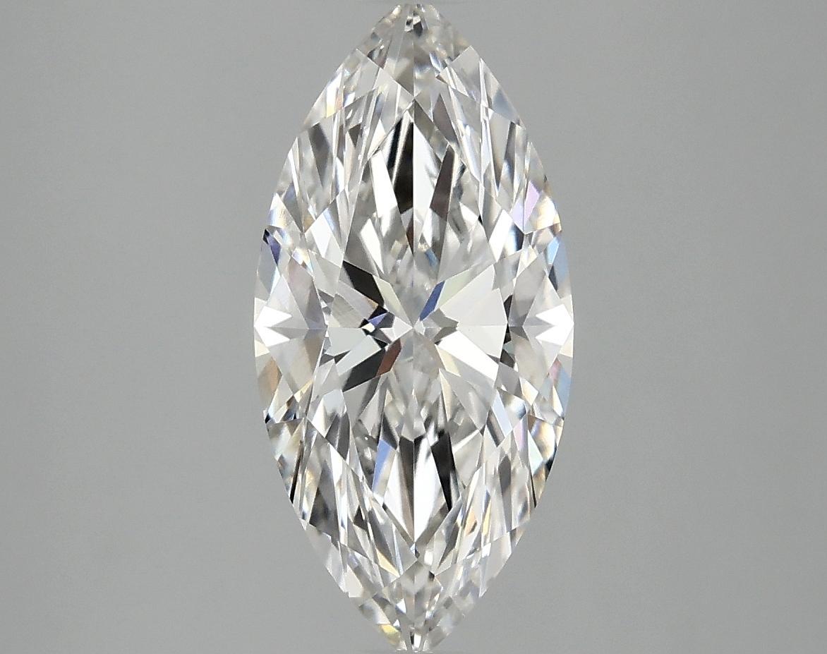 2.35 Carat Marquise Shaped Excellent Cut VVS2 IGI Certified Lab Grown Diamond
