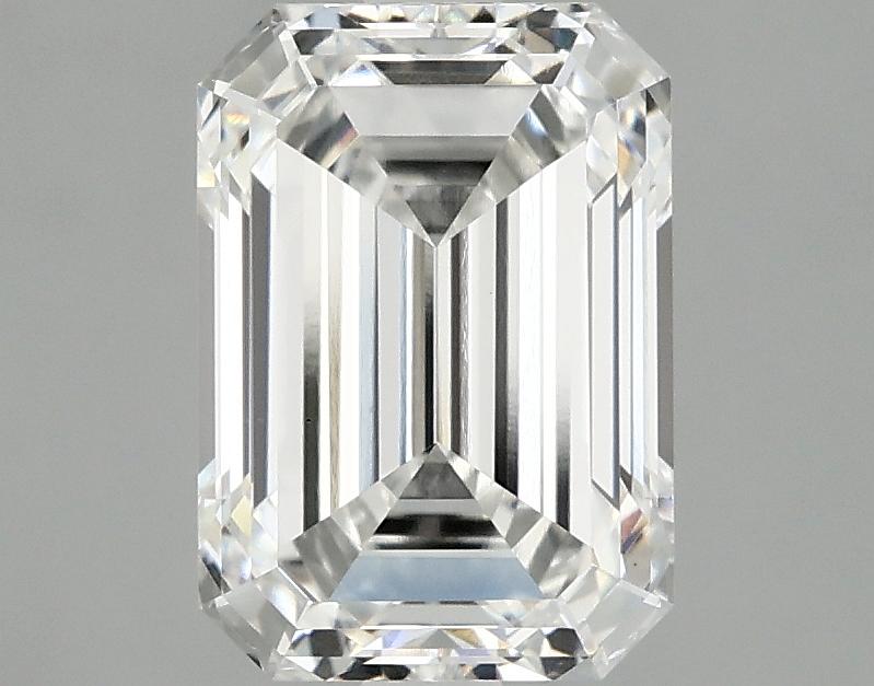 2.57 Carat Emerald Shaped Ideal Cut VS2 IGI Certified Lab Grown Diamond