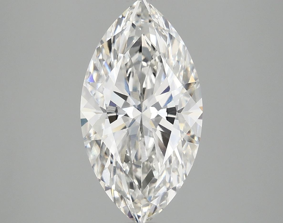 3.06 Carat Marquise Shaped Excellent Cut VVS2 IGI Certified Lab Grown Diamond