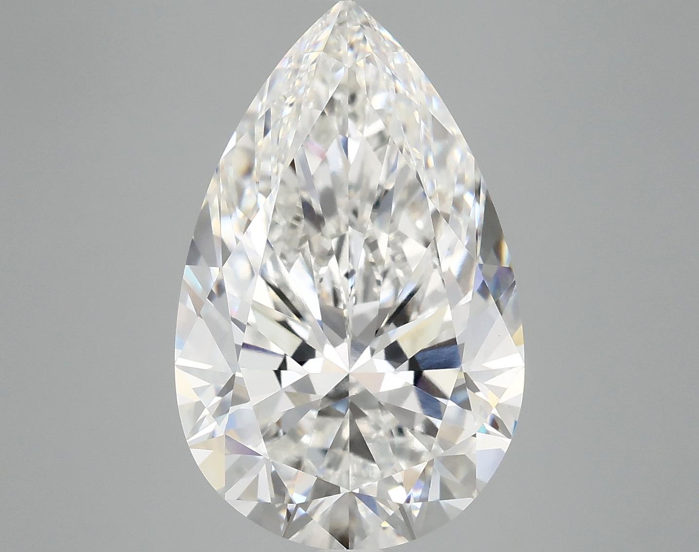 7.34 Carat Pear Shaped Ideal Cut VS1 IGI Certified Lab Grown Diamond