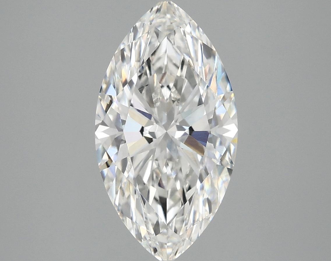 2.58 Carat Marquise Shaped Excellent Cut VVS2 IGI Certified Lab Grown Diamond