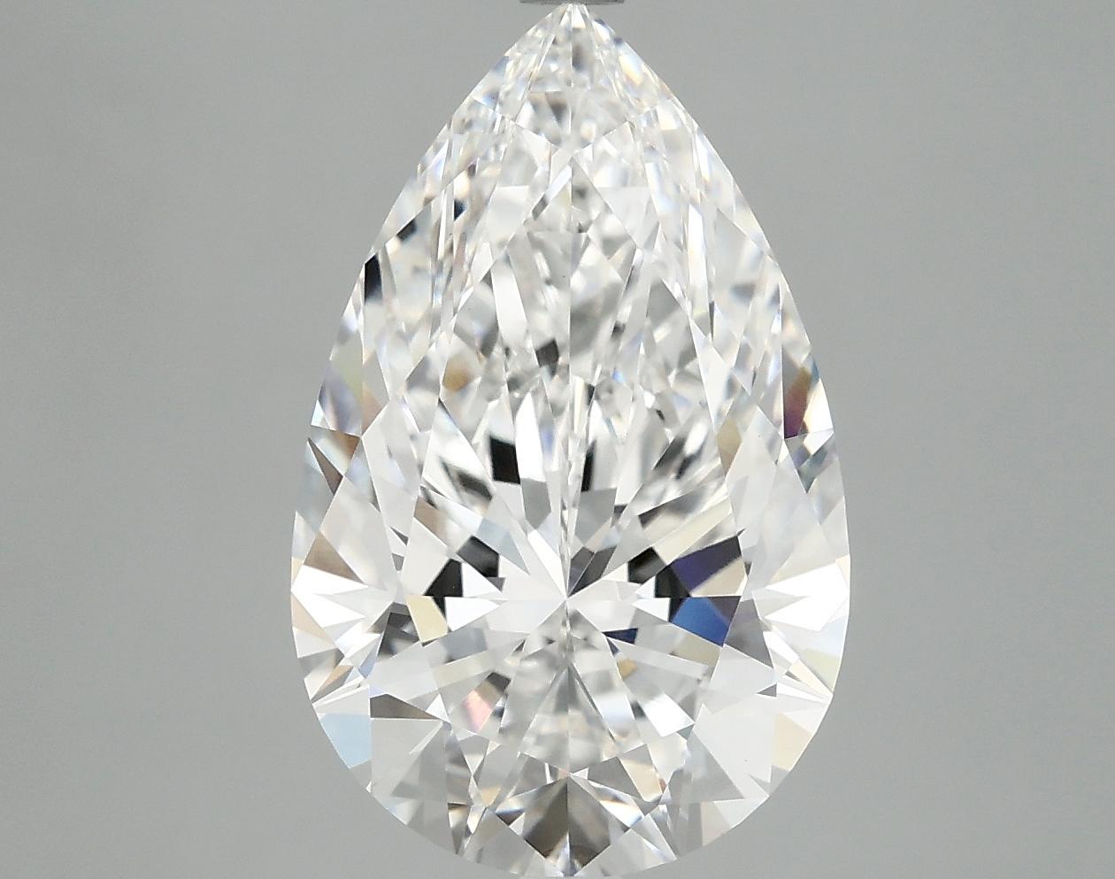 5.05 Carat Pear Shaped Ideal Cut VVS2 IGI Certified Lab Grown Diamond