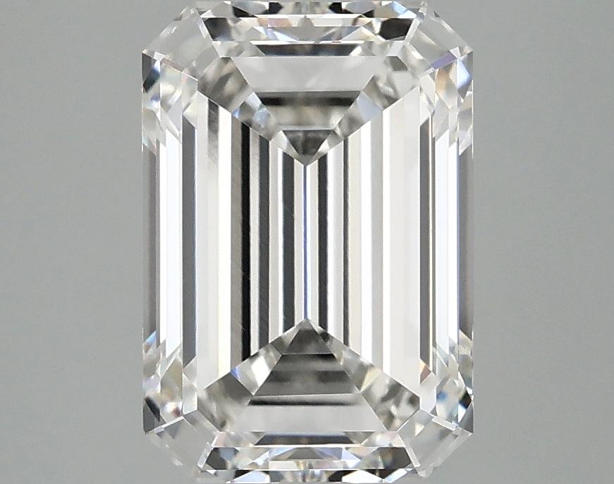 3.1 Carat Emerald Shaped Ideal Cut VVS2 IGI Certified Lab Grown Diamond