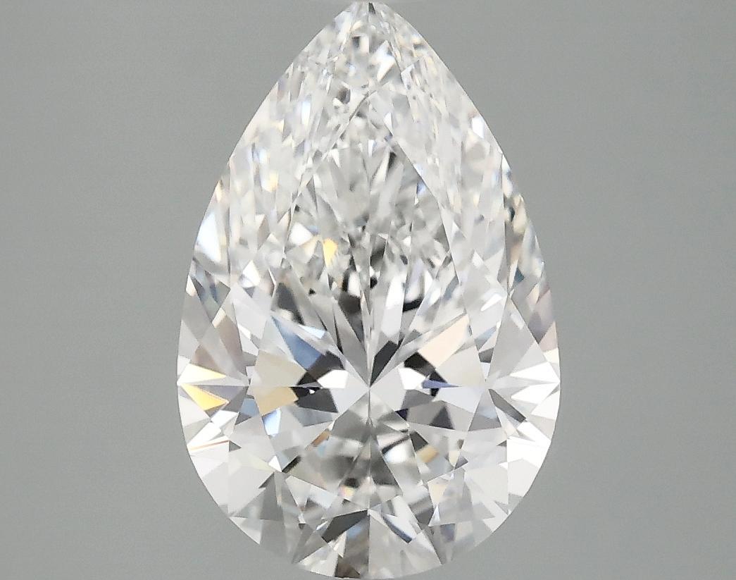 2.84 Carat Pear Shaped Excellent Cut VVS2 IGI Certified Lab Grown Diamond