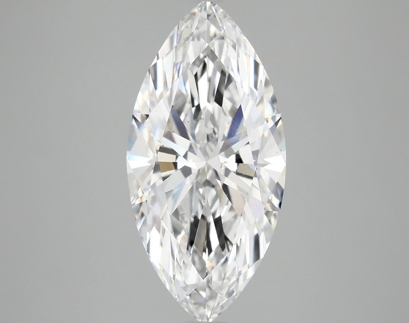 3.17 Carat Marquise Shaped Ideal Cut VS2 IGI Certified Lab Grown Diamond