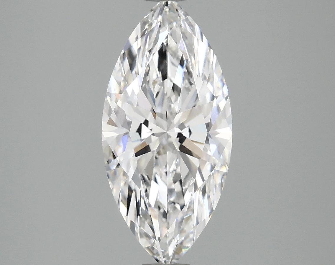2.1 Carat Marquise Shaped Excellent Cut VVS1 IGI Certified Lab Grown Diamond