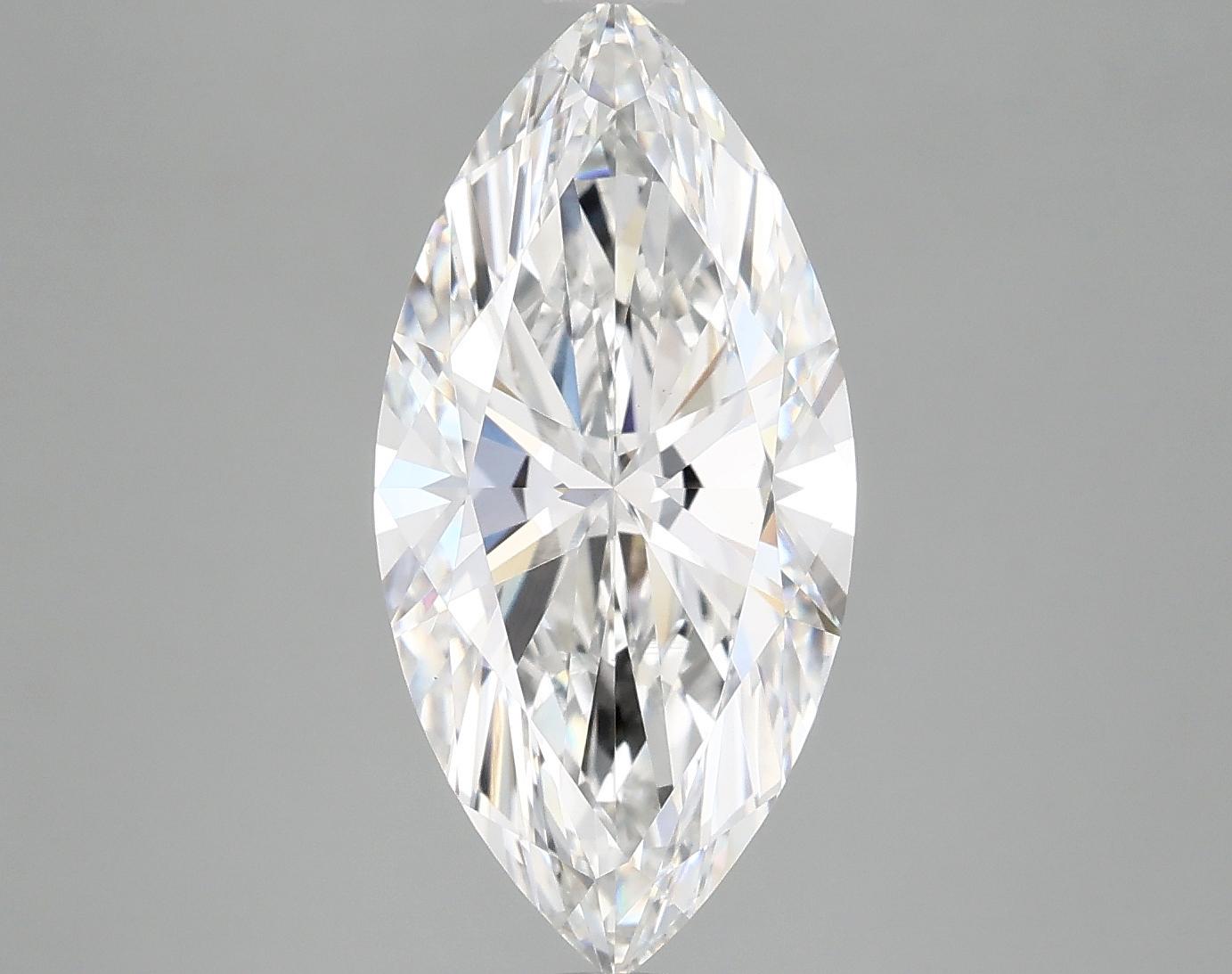 3.71 Carat Marquise Shaped Ideal Cut VS1 IGI Certified Lab Grown Diamond