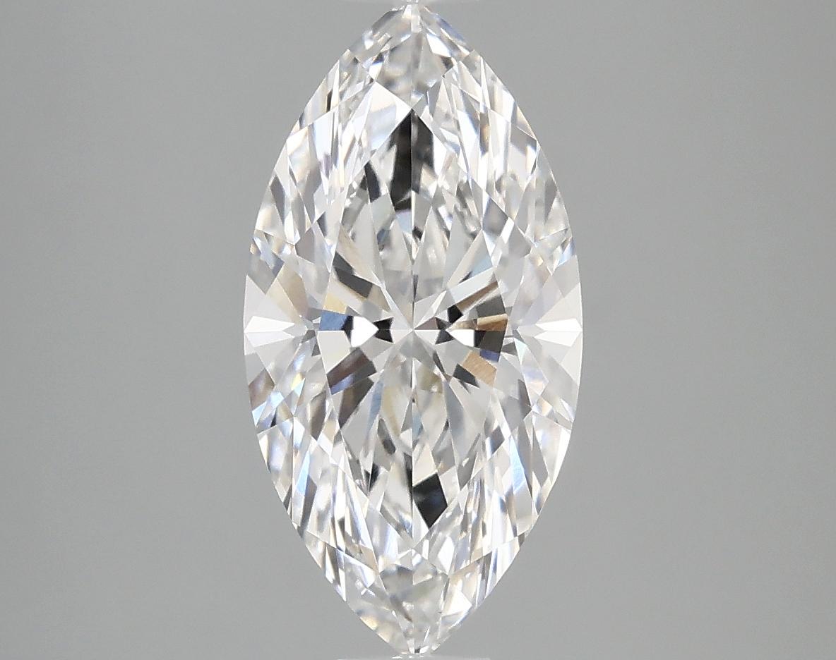 2.55 Carat Marquise Shaped Ideal Cut VVS2 IGI Certified Lab Grown Diamond