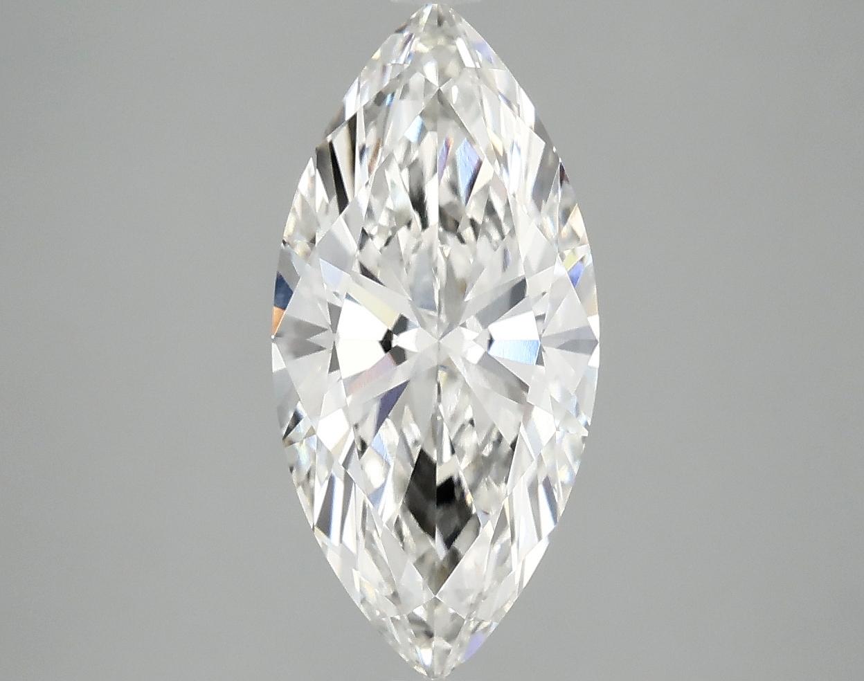 2.51 Carat Marquise Shaped Excellent Cut VVS2 IGI Certified Lab Grown Diamond