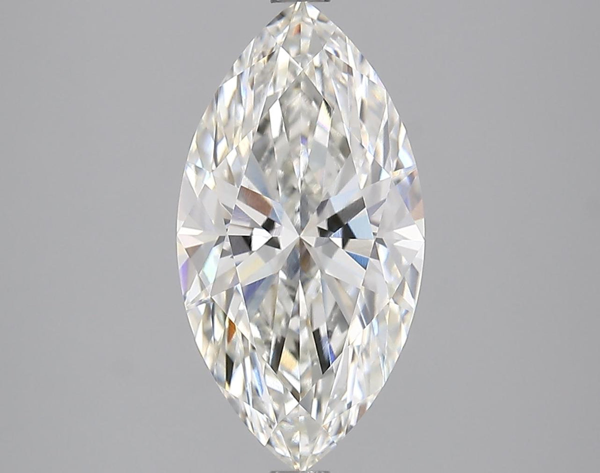3.05 Carat Marquise Shaped Excellent Cut VVS1 IGI Certified Lab Grown Diamond