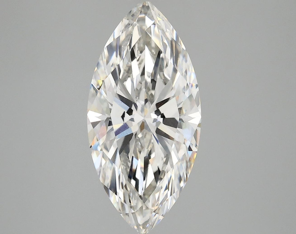 3.05 Carat Marquise Shaped Excellent Cut VVS2 IGI Certified Lab Grown Diamond