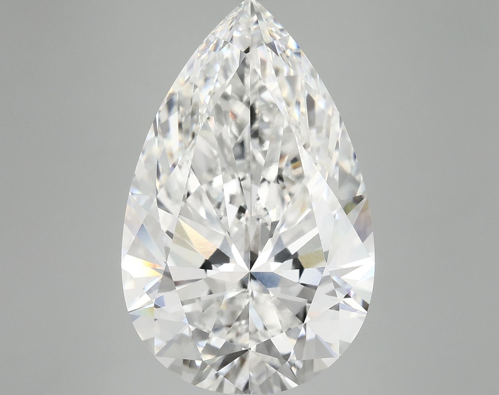 10.11 Carat Pear Shaped Ideal Cut VVS2 IGI Certified Lab Grown Diamond