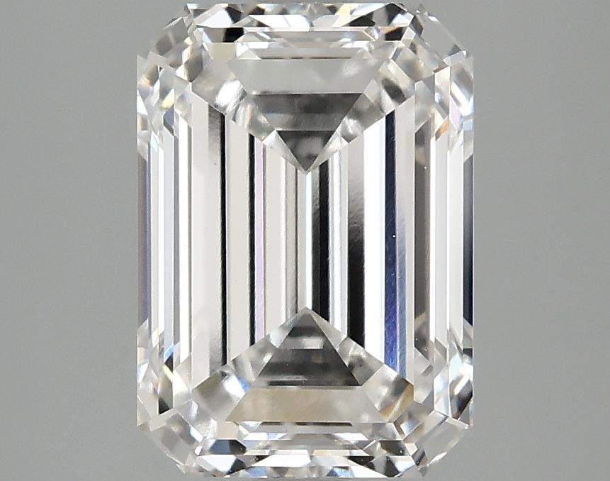 3.08 Carat Emerald Shaped Ideal Cut VVS2 IGI Certified Lab Grown Diamond