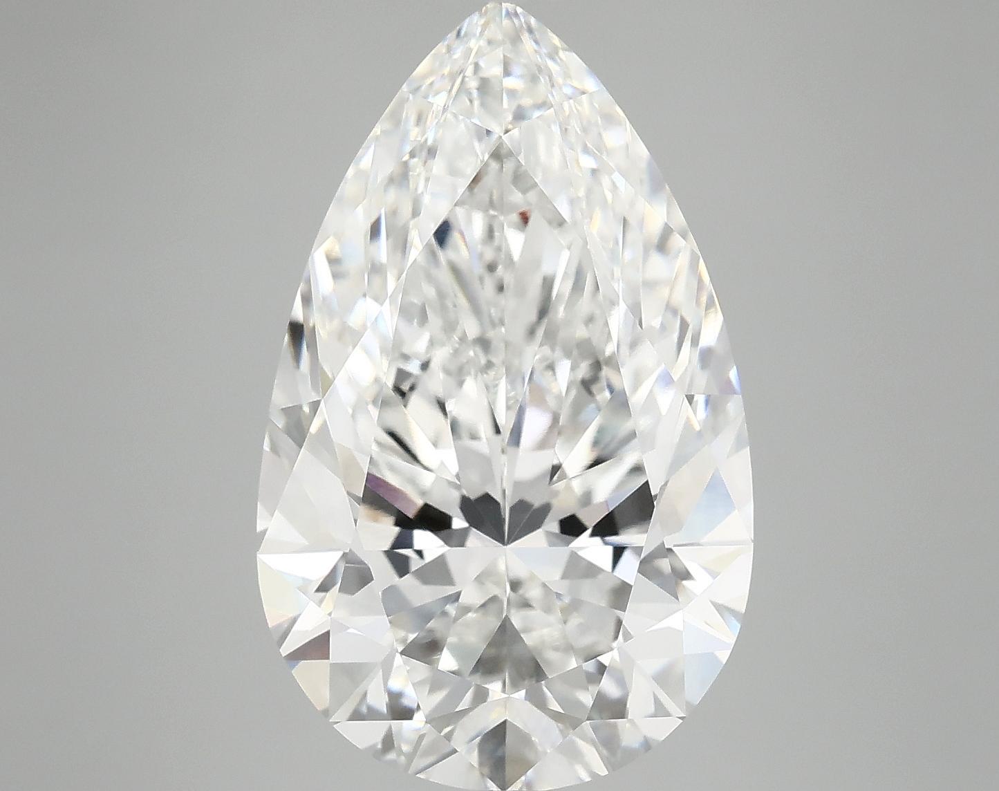 7.69 Carat Pear Shaped Ideal Cut VVS2 IGI Certified Lab Grown Diamond