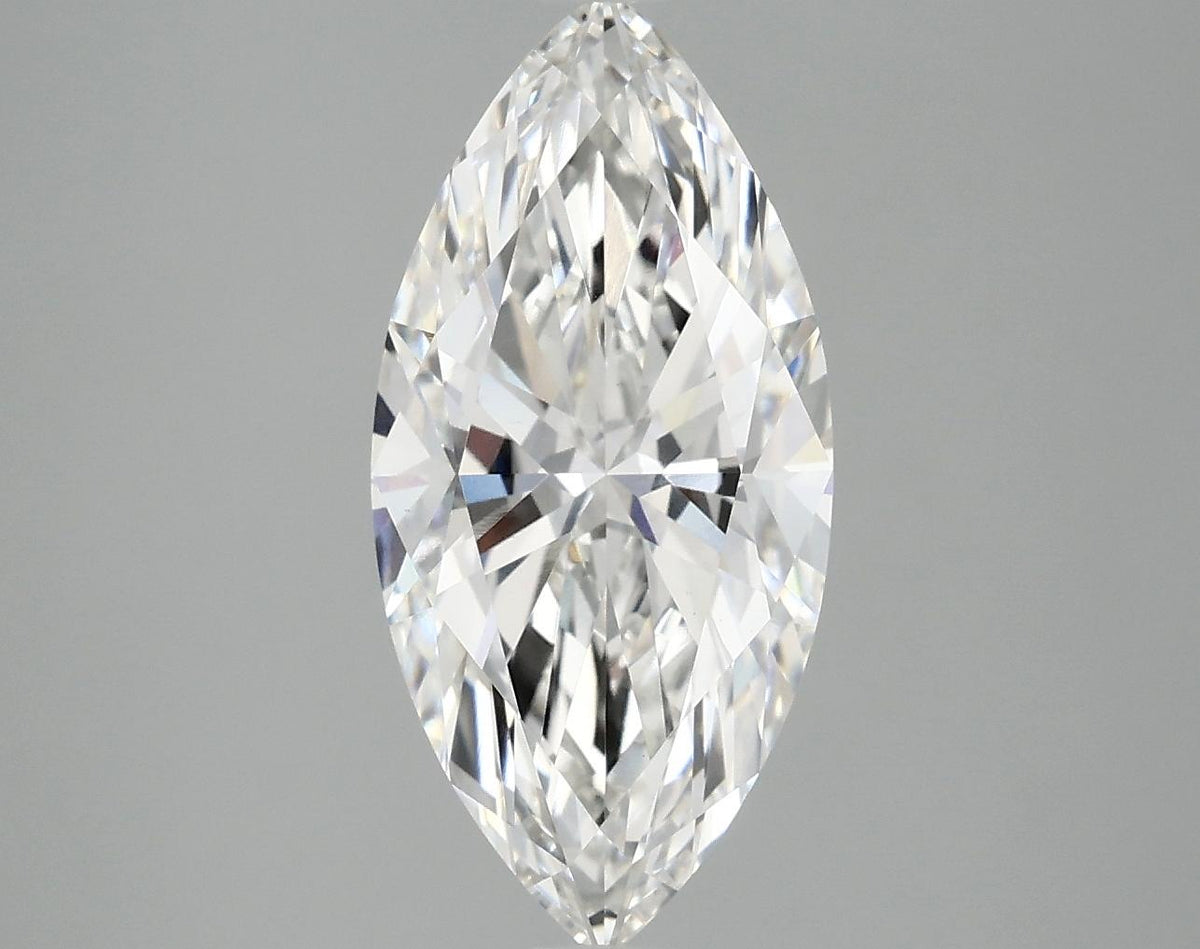 3.02 Carat Marquise Shaped Excellent Cut VVS2 IGI Certified Lab Grown Diamond