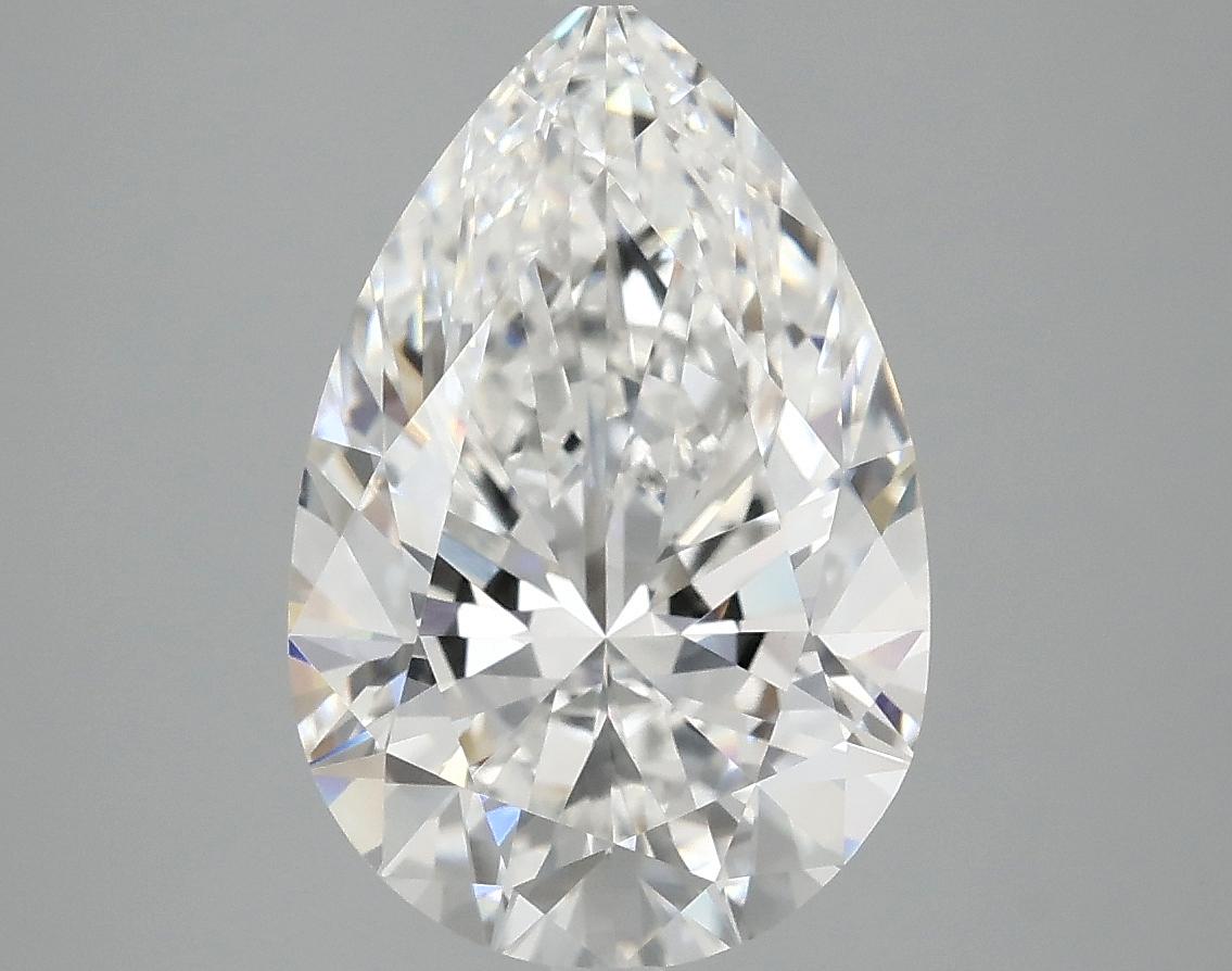 3.96 Carat Pear Shaped Excellent Cut VVS2 IGI Certified Lab Grown Diamond