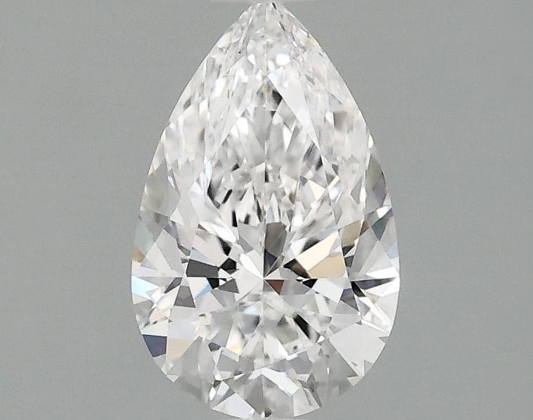1.08 Carat Pear Shaped Ideal Cut VVS2 IGI Certified Lab Grown Diamond