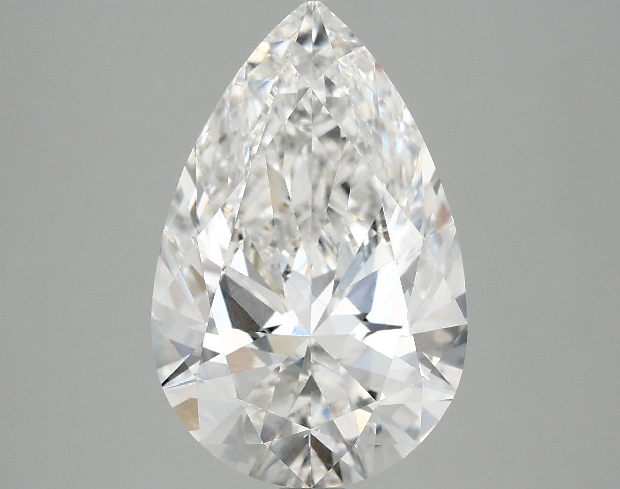4.05 Carat Pear Shaped Ideal Cut VVS2 IGI Certified Lab Grown Diamond