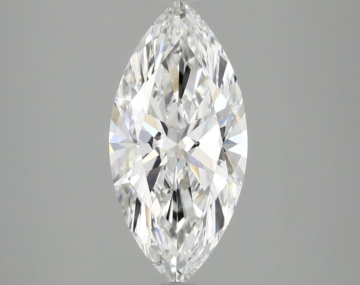 2.02 Carat Marquise Shaped Excellent Cut VVS2 IGI Certified Lab Grown Diamond