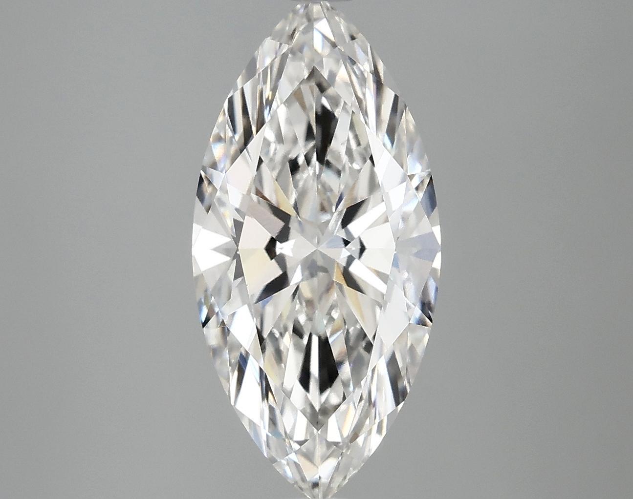 3.01 Carat Marquise Shaped Excellent Cut VVS2 IGI Certified Lab Grown Diamond