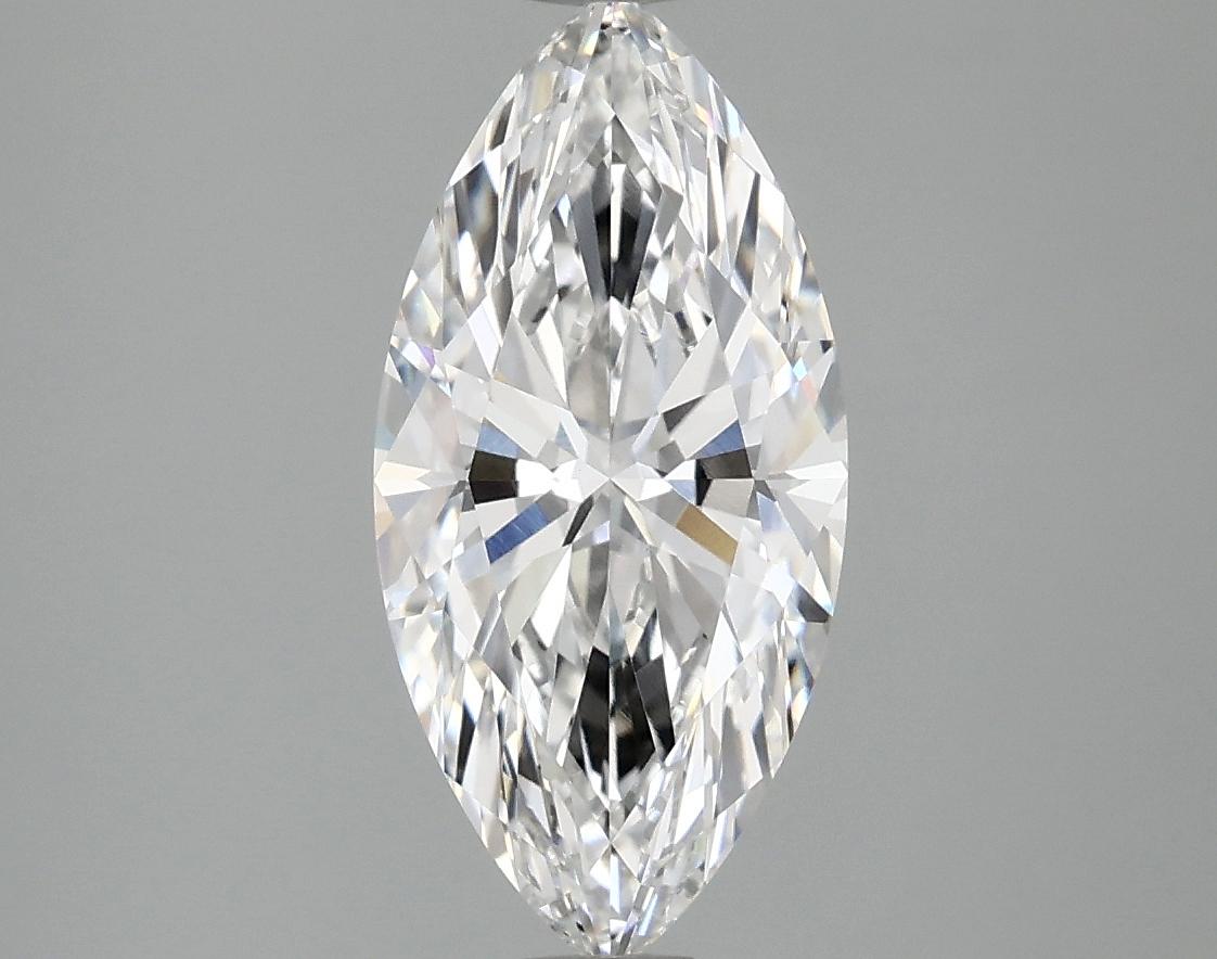 2.1 Carat Marquise Shaped Excellent Cut VVS2 IGI Certified Lab Grown Diamond