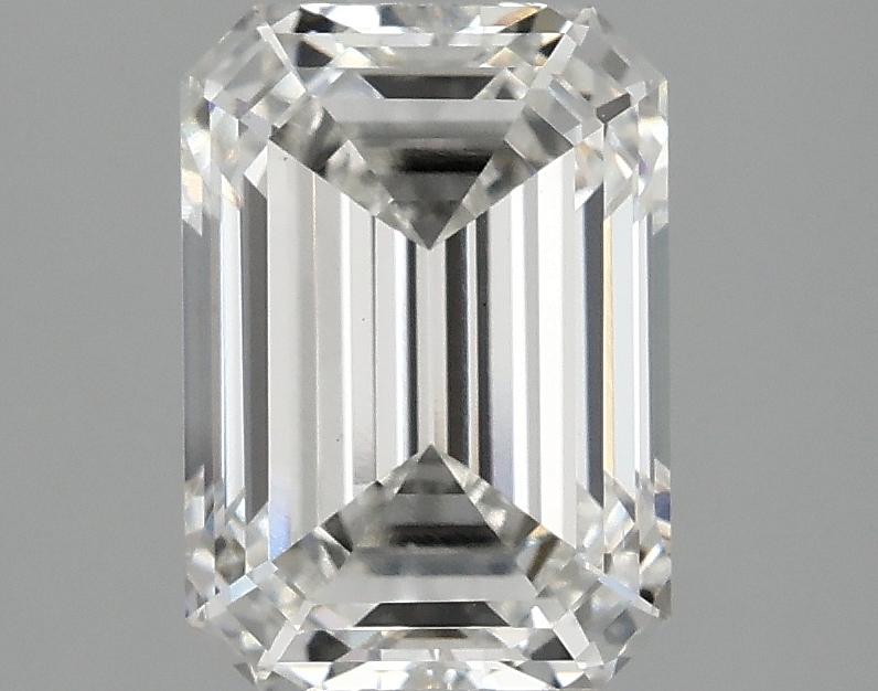 2.55 Carat Emerald Shaped Ideal Cut VS1 IGI Certified Lab Grown Diamond