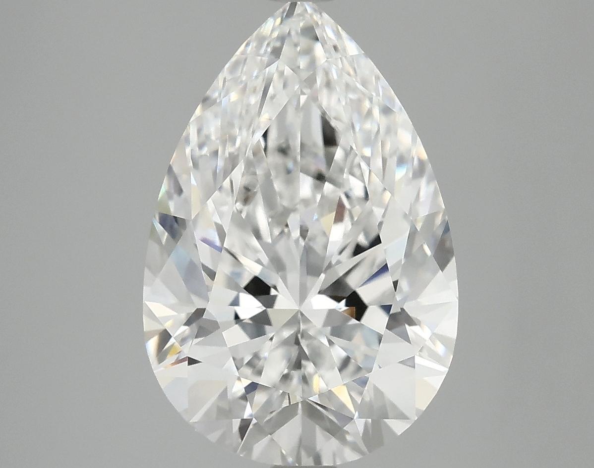 5.07 Carat Pear Shaped Excellent Cut VVS2 IGI Certified Lab Grown Diamond